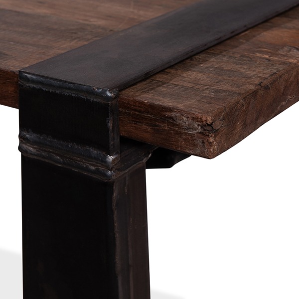 Exclusieve tafel met onbewerkt houten antieke stijl JOBA Partyverkoop