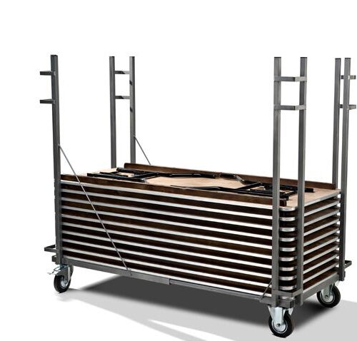 Transportkar trolley voor rechthoekige tafels