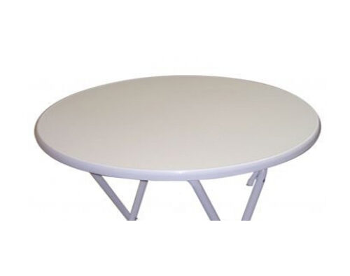 Tafelblad Tafeltop rond wit 70 of 85 cm.