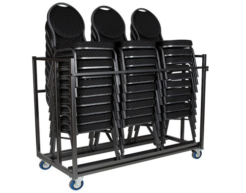 transportkar / trolley voor gestoffeerde stoelen stackchairs