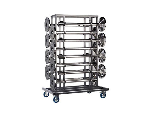 Transportkar / trolley voor afzetpalen