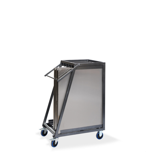 Transportkar / trolley voor rvs werktafels